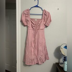 Altar’d State Pink Flowers Dress Women’s Size Medium
